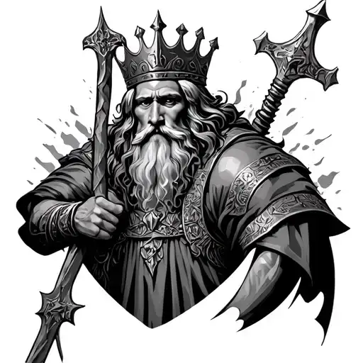 King David As A Warrior