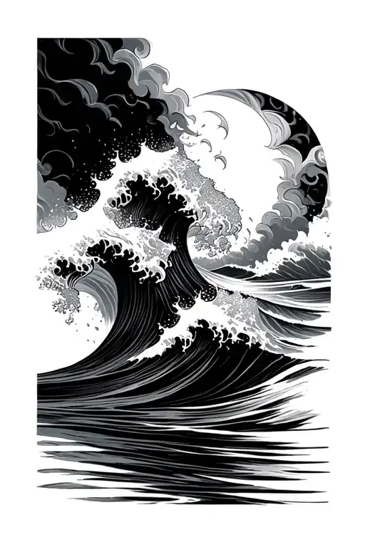 Sea Waves Marine Themed