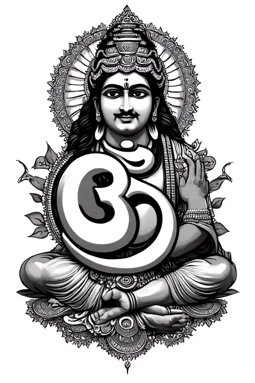 Om Namo Bhagwate Vasudevay Namah Arm Band