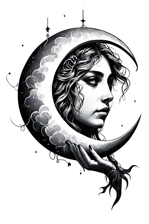 Holding A Crescent Moon