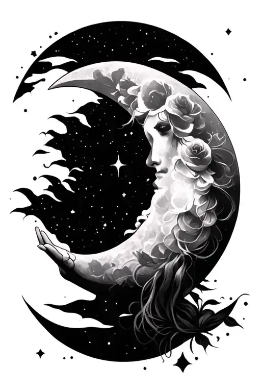 Holding A Crescent Moon