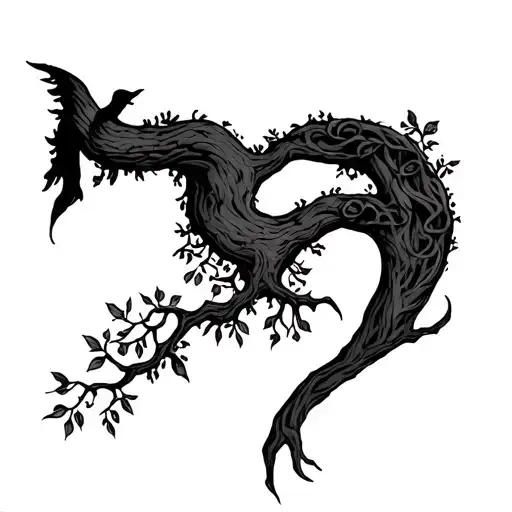 God And Family Tree Intertwined