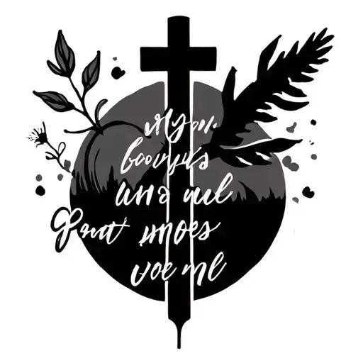 Bible Verse Cross