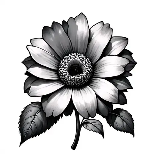Flower In The Middle Of The Chest