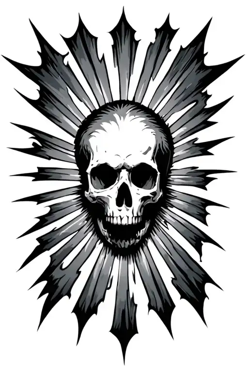 Croatian Grb With Rays Beaming