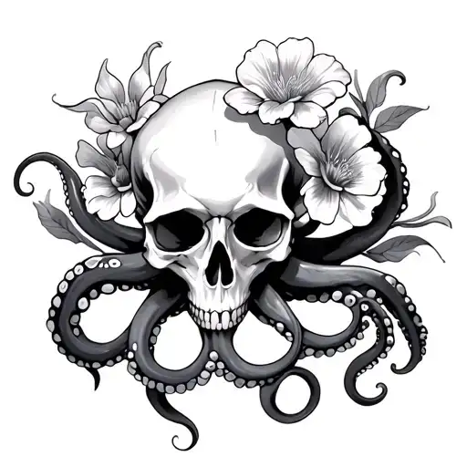 Octopus Skull Flower