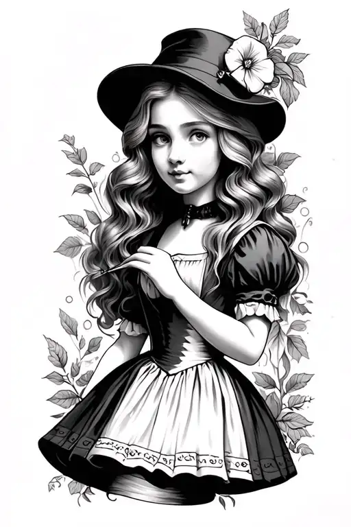 Alice In Wonderland Sleeve
