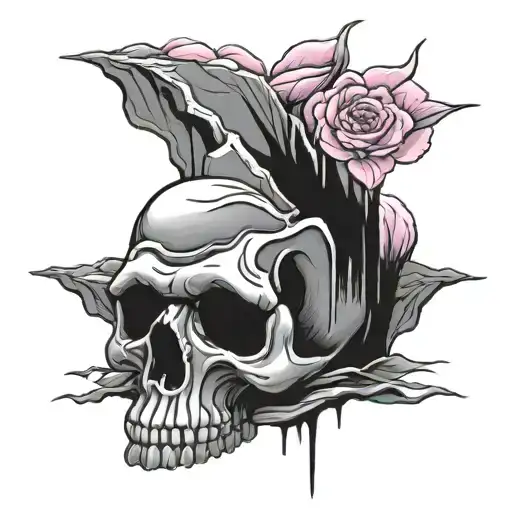Mountain Pink Skull