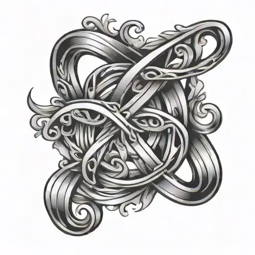 Infinity Sign With Capital Letters