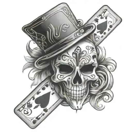 Ace Card And A Mask Mixed