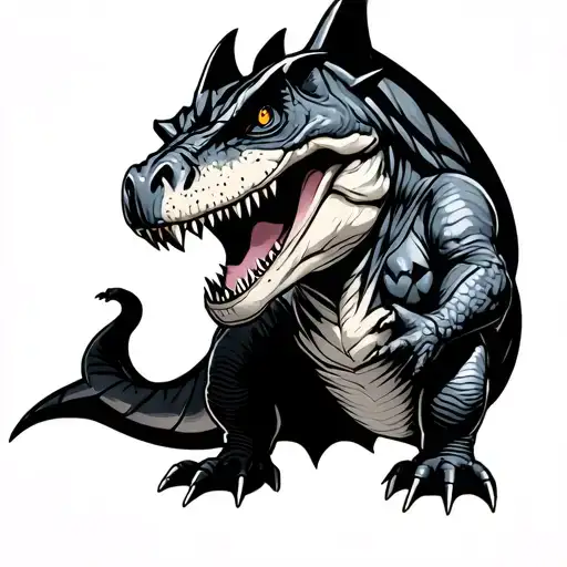 Batman Dinosaur Cartoon