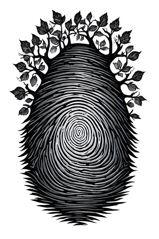Fingerprint Family Tree Intertwined