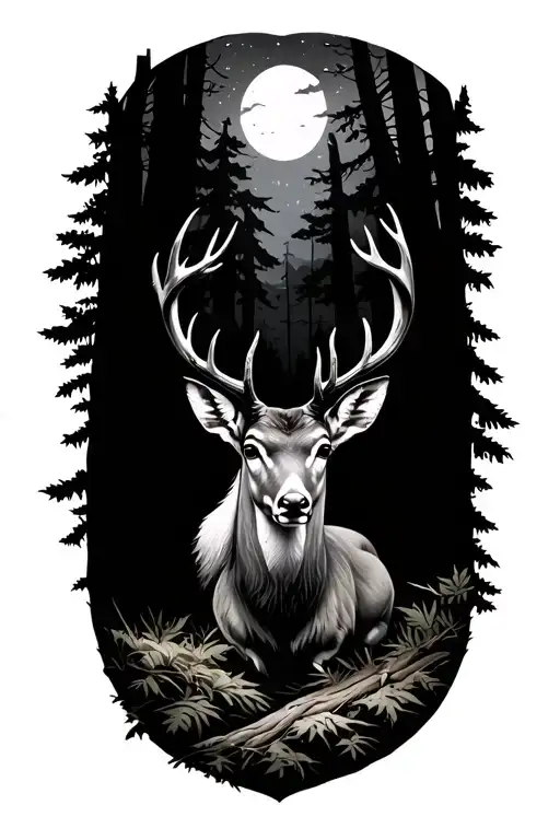 Deer In The Woods