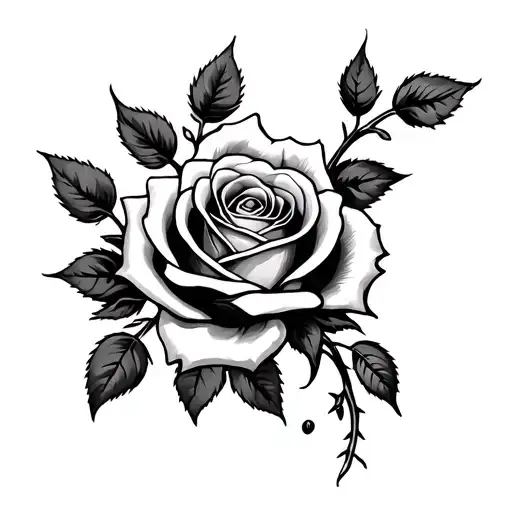 1 Roses And Vines With Thorns