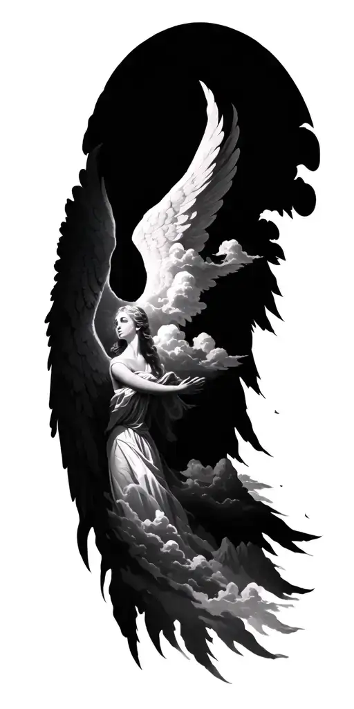 Angel Clouds Mountains