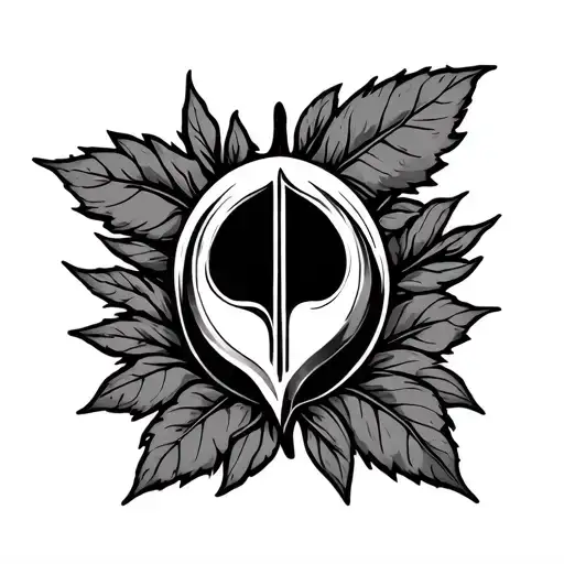 Vegan Symbol Integrated