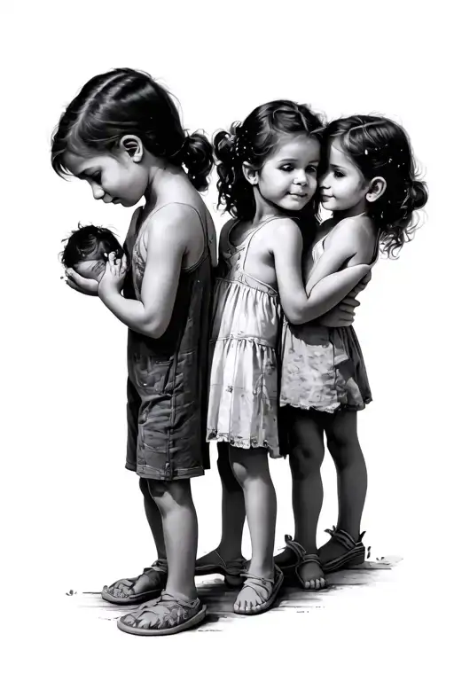 Kids - Two Girls And A Set Of Boy Girl Twins