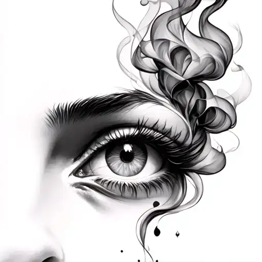 Genius Of The Lamp Smoke Of The Eyes