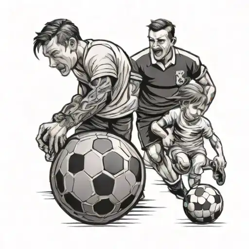 Family Football And Friends