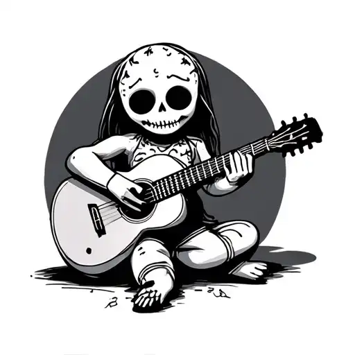 Voodoo Doll Playing Guitar