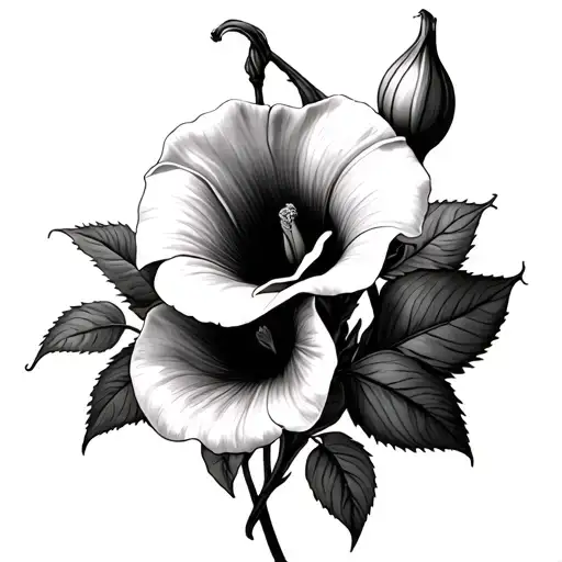 Violets Roses Cala Lily Intertwined