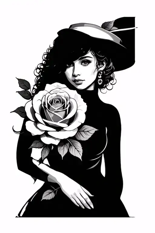 Busty Young Woman English Rose