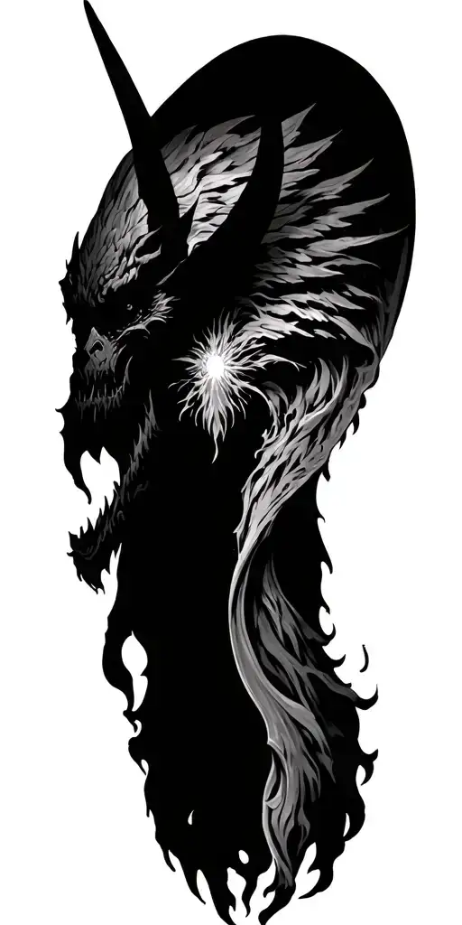 Demons Symbolizing Freedom And Desire And All 7 Deadly Sins