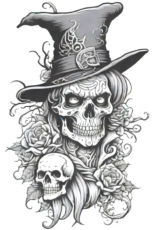 Halloween Tattoo Design
