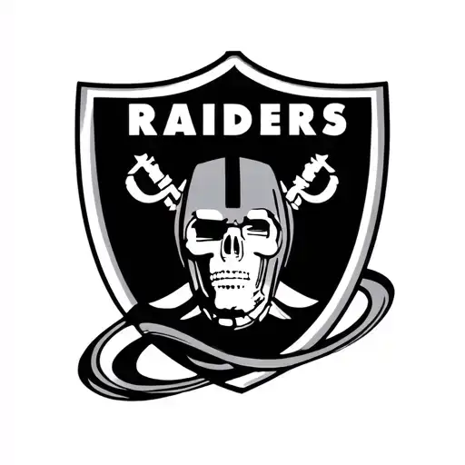 Oakland Raiders Logo Intertwined