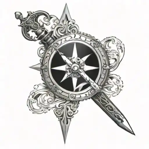 Wheel Of Time And Sword Piercing