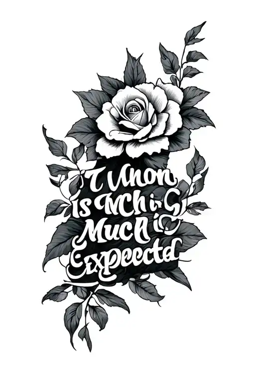 To Whom Much Is Given Much Is Expected