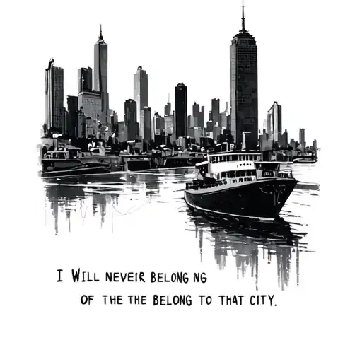 I Will Never Belong To That City