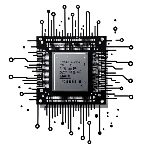Cpu Computer Wire Minimalist