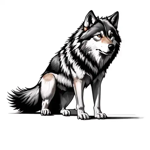 Full Body Wolf