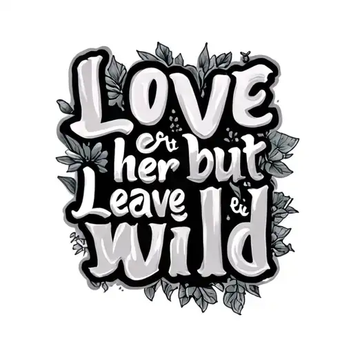 Love Her But Leave Her Wild Text