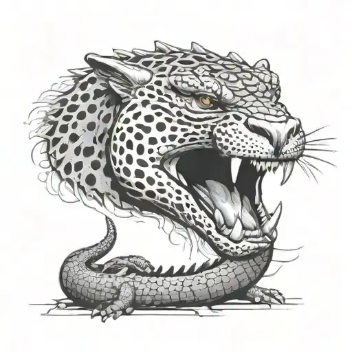 Crocodile And Jaguar