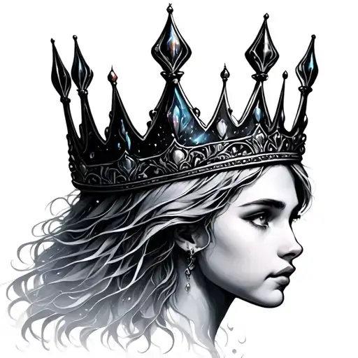 Mix Between Princess Auroras Crown And The Aurora Borealis