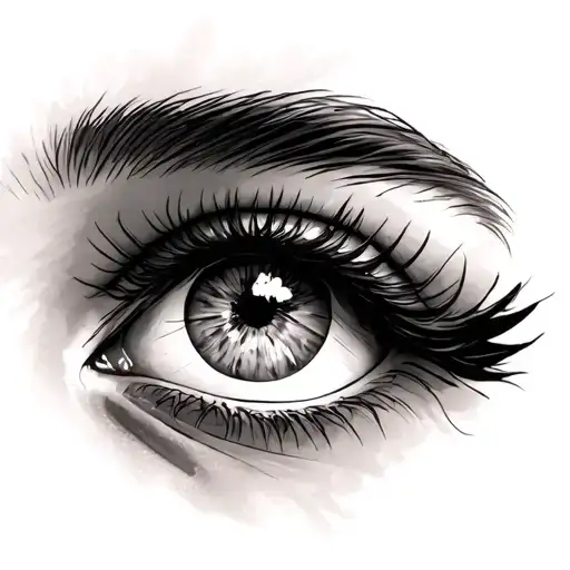 Girl Eyes Wits Twinkle In Her Eye