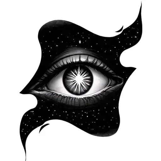 Girl Eyes Wits Twinkle Star In Her Eye