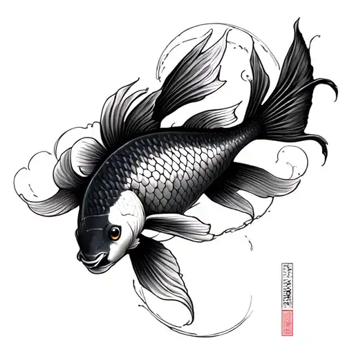 A Sleeve That Goes Along With My Koi Fish Tattoo I Already Have