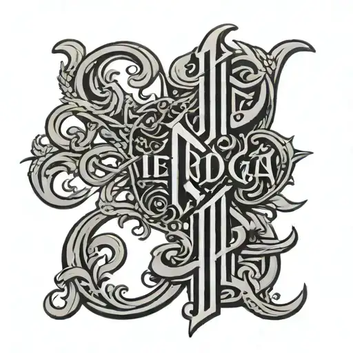 Jared And Gina Ambigram