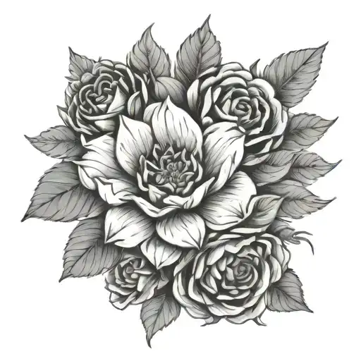 Floral Pencil Art