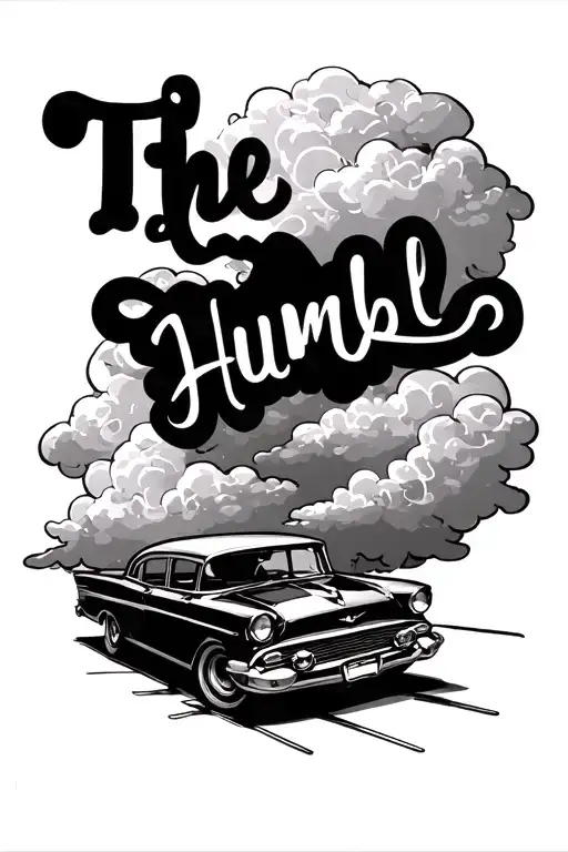 Car Rides Clouds The Word Humble Chill Vibe Outside Of The Window