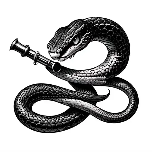 Flute And Snake