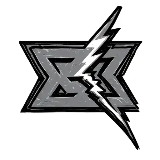 Greek Lightning Bolt Minimalistic