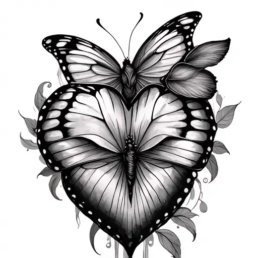 Heart And Butterfly