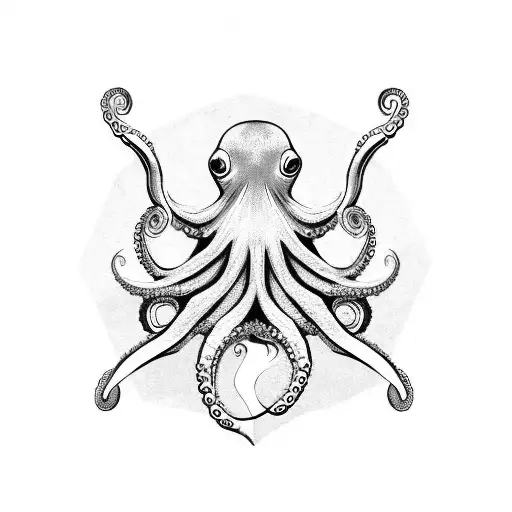 Octopus With Trident