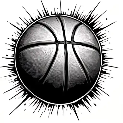 Basketball And Net