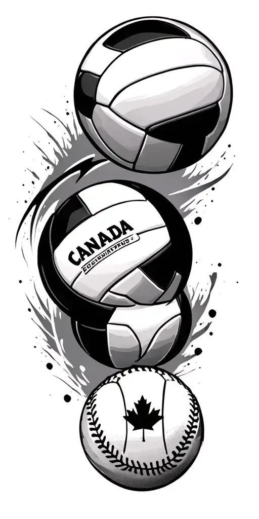 Volleyball Baseball Team Canada 14