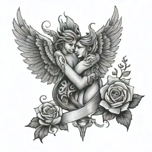 Couples Tattoo Together Forever